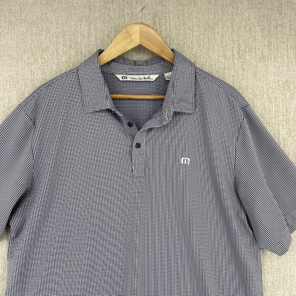 Travis Mathew Polo Performance Golf Check Print‎ Large - Picture 4 of 11